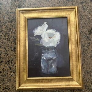 Gold Framed Floral Art Print